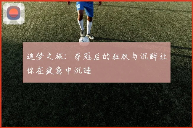 追梦之旅：夺冠后的狂欢与沉醉让你在疲惫中沉睡
